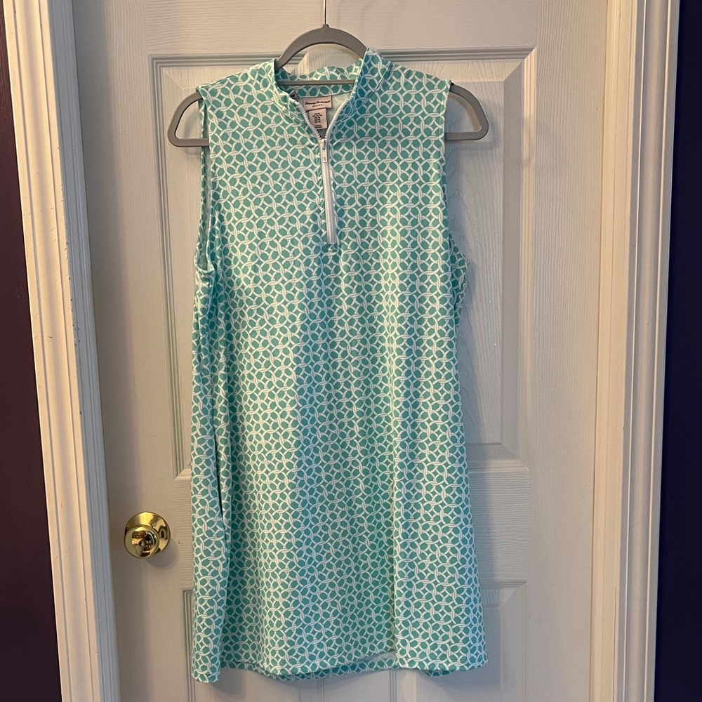 Tommy Bahama Aqua Sleeveless Dress
